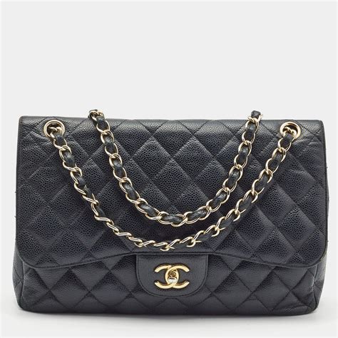 chanel classic caviar flap bag black silver hardware replica|The Ultimate Chanel Flap Guide .